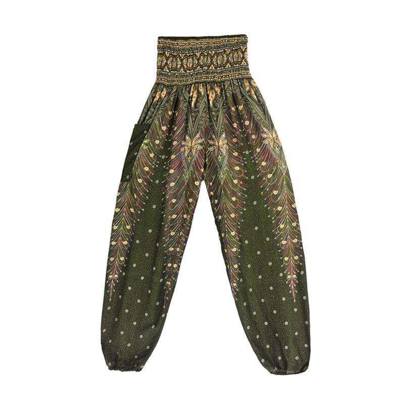 yoga pants Lotus Rain Vibrant bohemian patterns