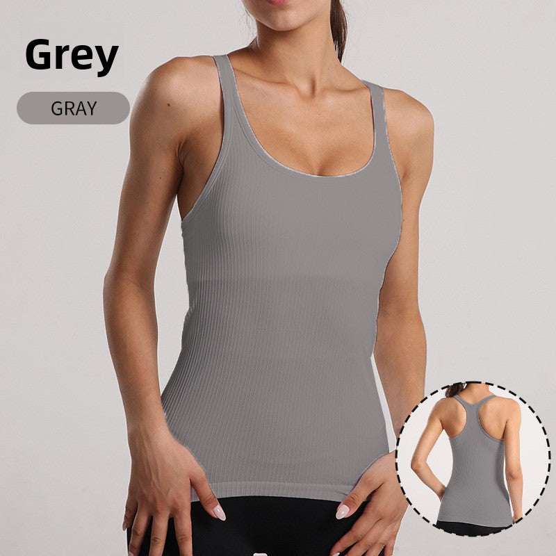 Womens Yoga Vest Lotus Rain