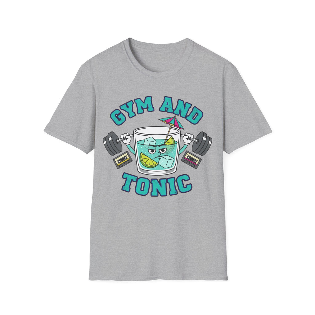 Gym and Tonic T-Shirt — Funny Fitness Cocktail Tee