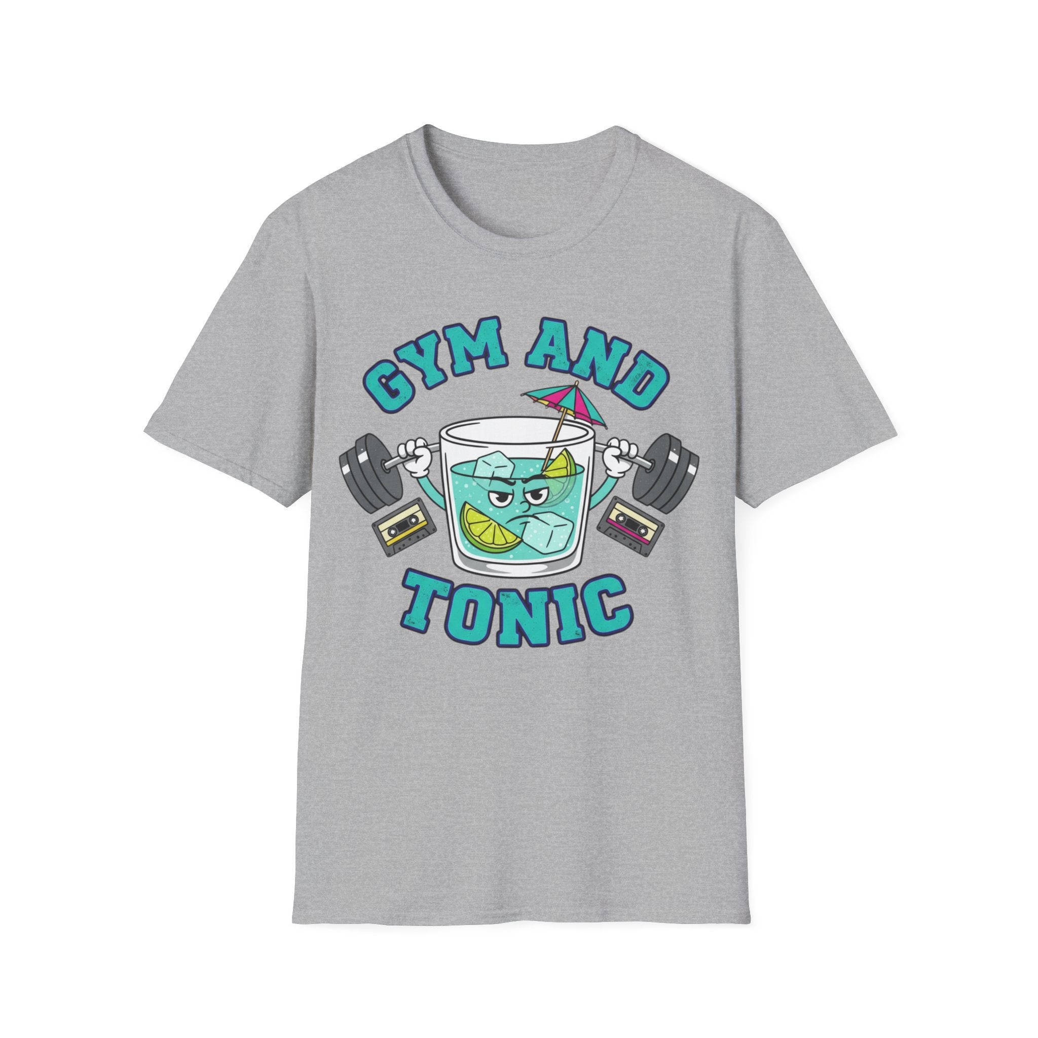 Gym and Tonic T-Shirt — Funny Fitness Cocktail Tee