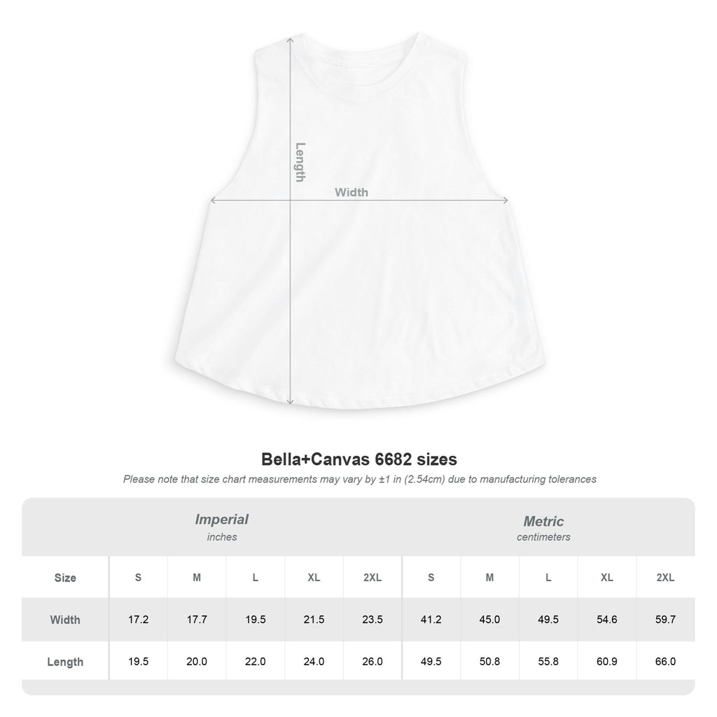 Women's Crop Top — 'Heavily Meditated' Lotus Yoga Crop Tank