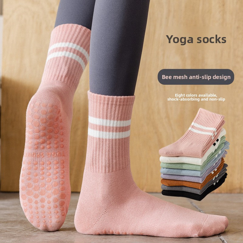Yoga Socks Lotus Rain