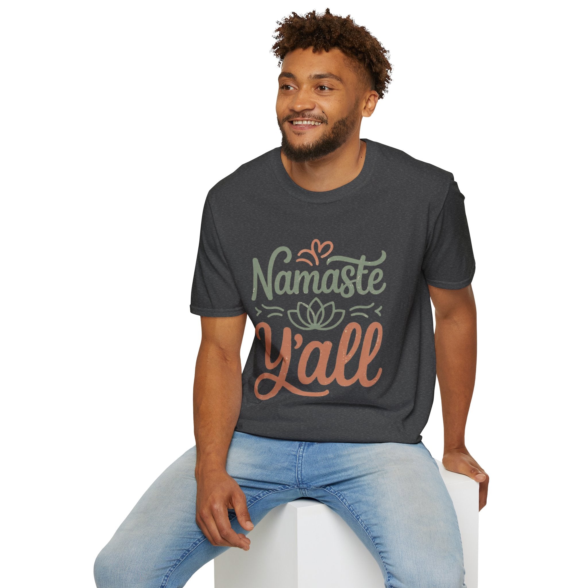Namaste Y'all T-Shirt — Southern Yoga Lotus Tee