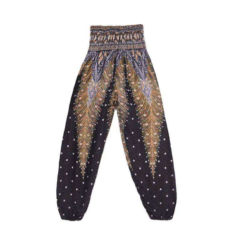 yoga pants Lotus Rain Vibrant bohemian patterns