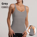 Womens Yoga Vest Lotus Rain