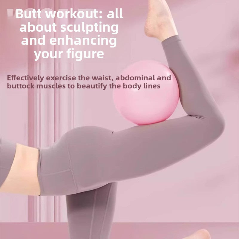 Inflatable Yoga Exercise Ball for Pilates and Core Training Lotus Rain