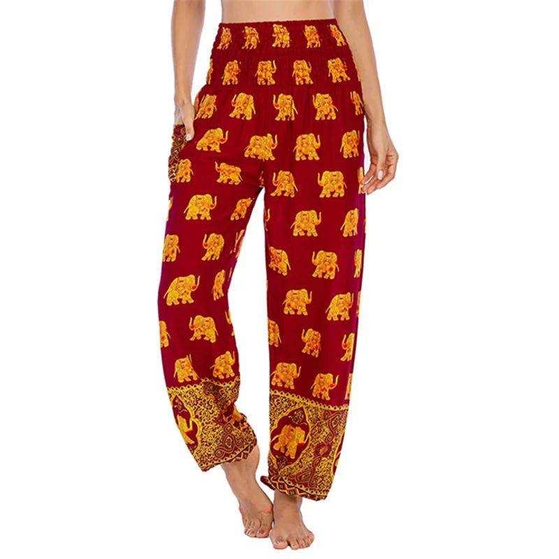 yoga pants Lotus Rain Vibrant bohemian patterns