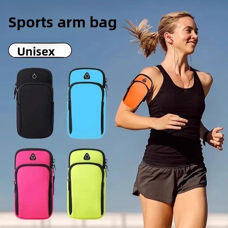 Running Mobile Phone Arm Bag Lotus Rain