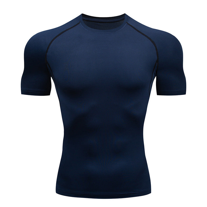 Mens Quick Dry Fitness Shirt Lotus Rain