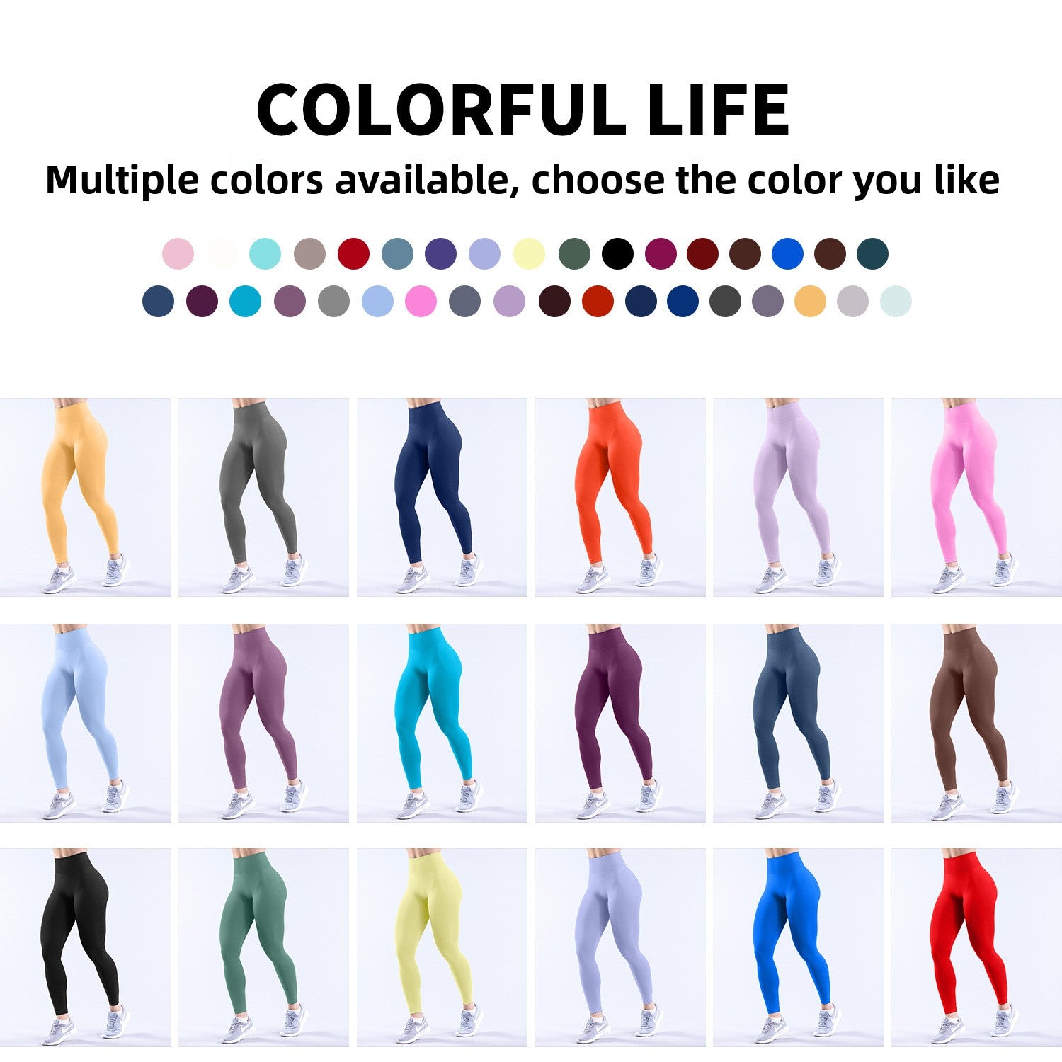 Quick-drying high-waisted yoga pants Lotus Rain