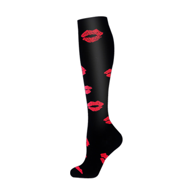 Sports Compression Socks for Running and Calves Lotus Rain
