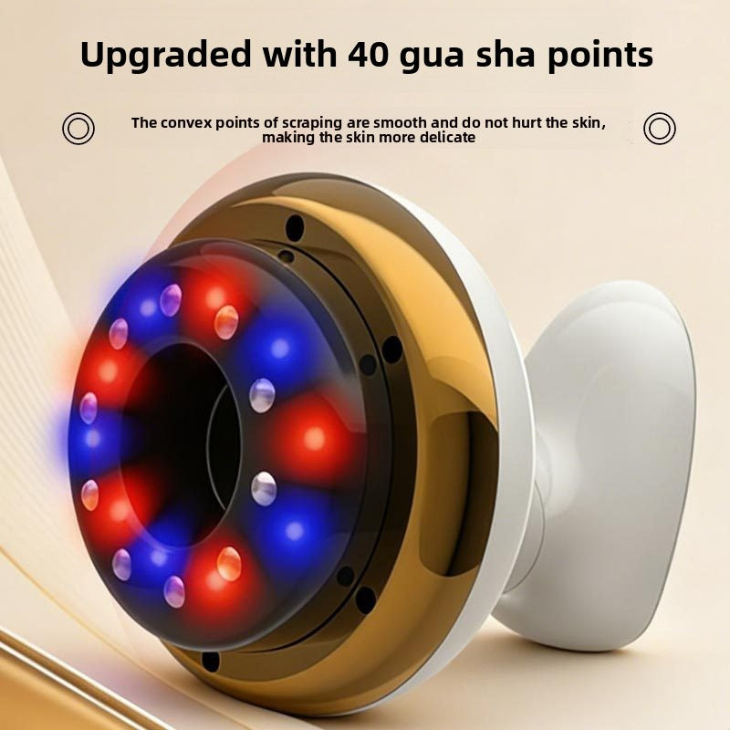 Electric Scraping Massage Device with Temperature Control Lotus Rain