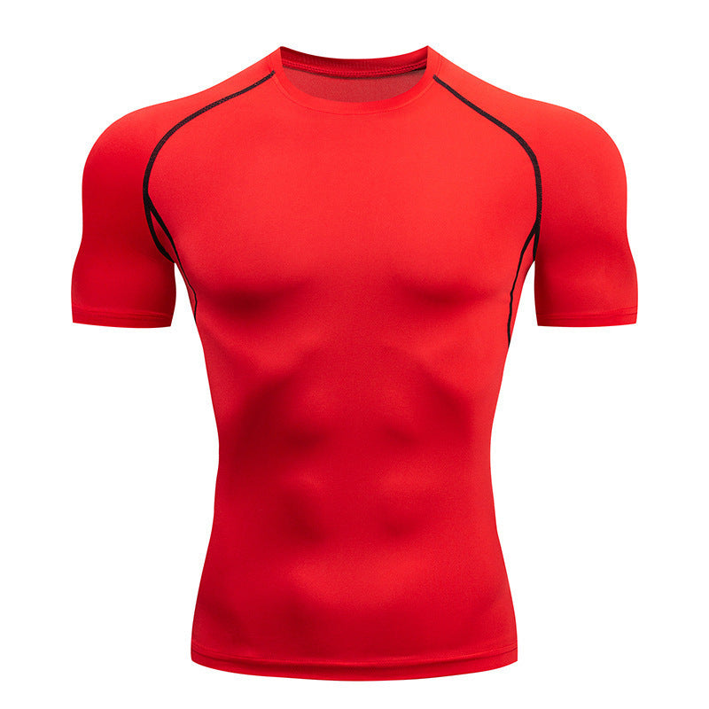 Mens Quick Dry Fitness Shirt Lotus Rain