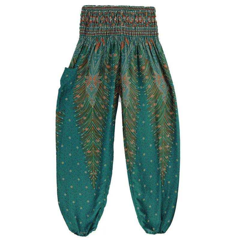 yoga pants Lotus Rain Vibrant bohemian patterns