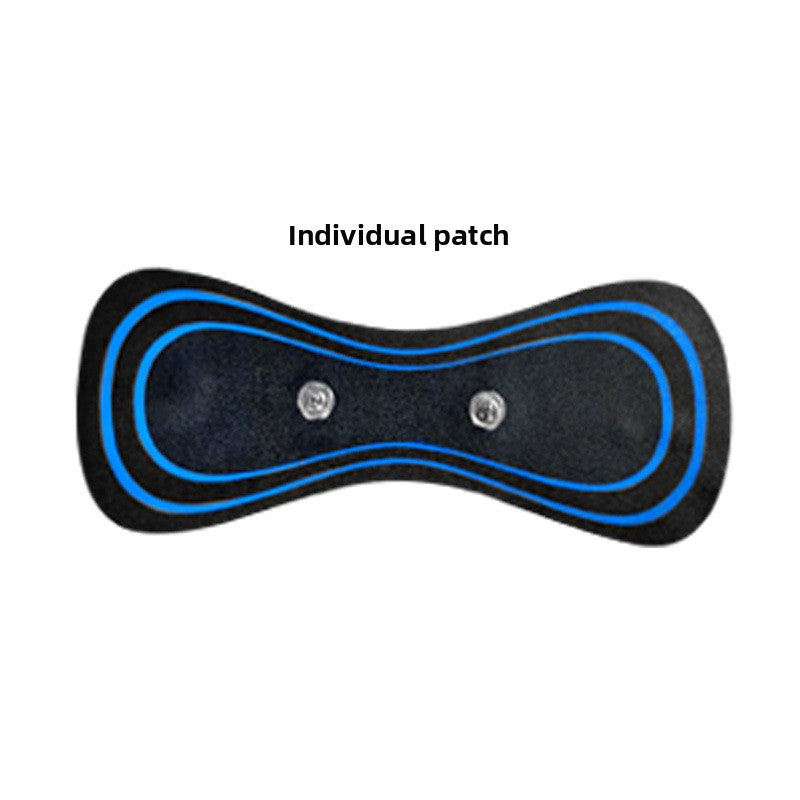 Portable EMS Muscle Stimulation Massager with Gel Pads Lotus Rain