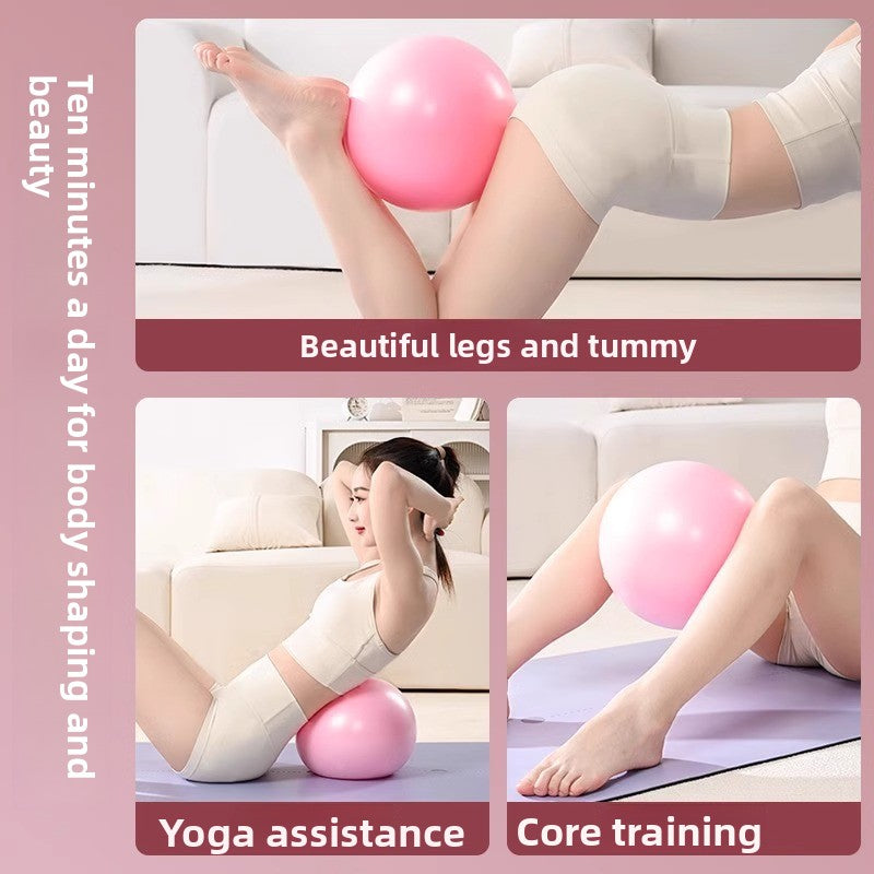 Inflatable Yoga Exercise Ball for Pilates and Core Training Lotus Rain