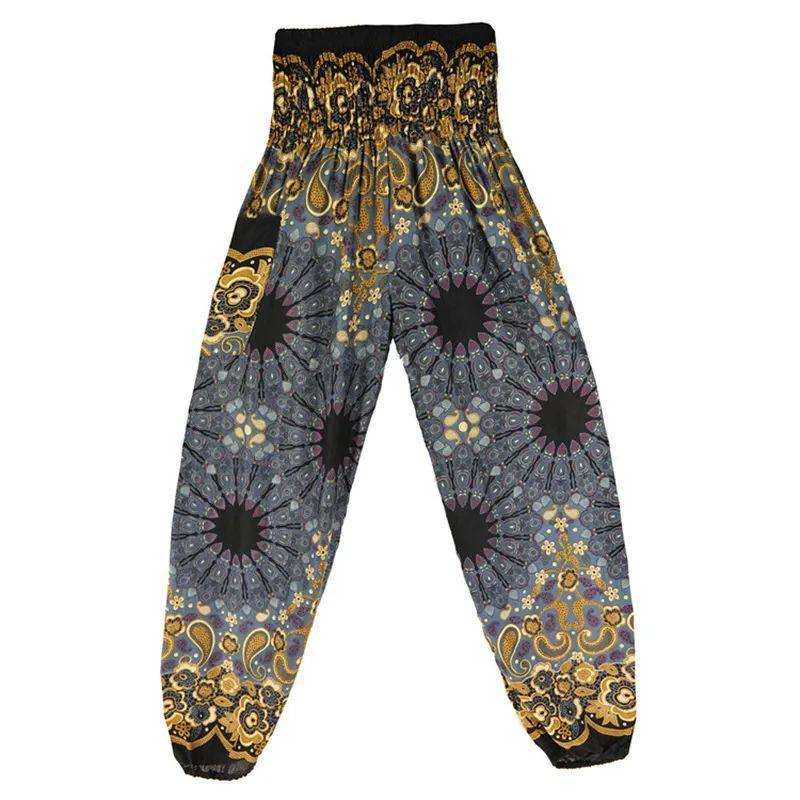 yoga pants Lotus Rain Vibrant bohemian patterns