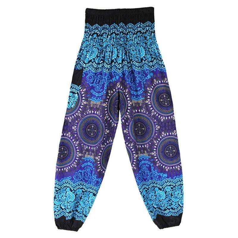 yoga pants Lotus Rain Vibrant bohemian patterns