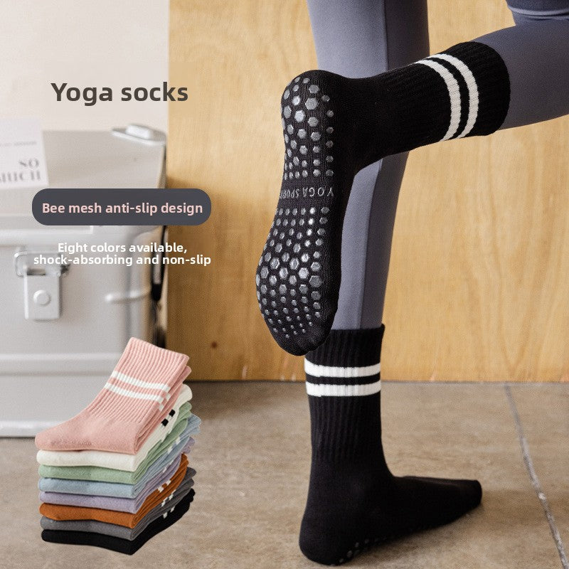 Yoga Socks Lotus Rain