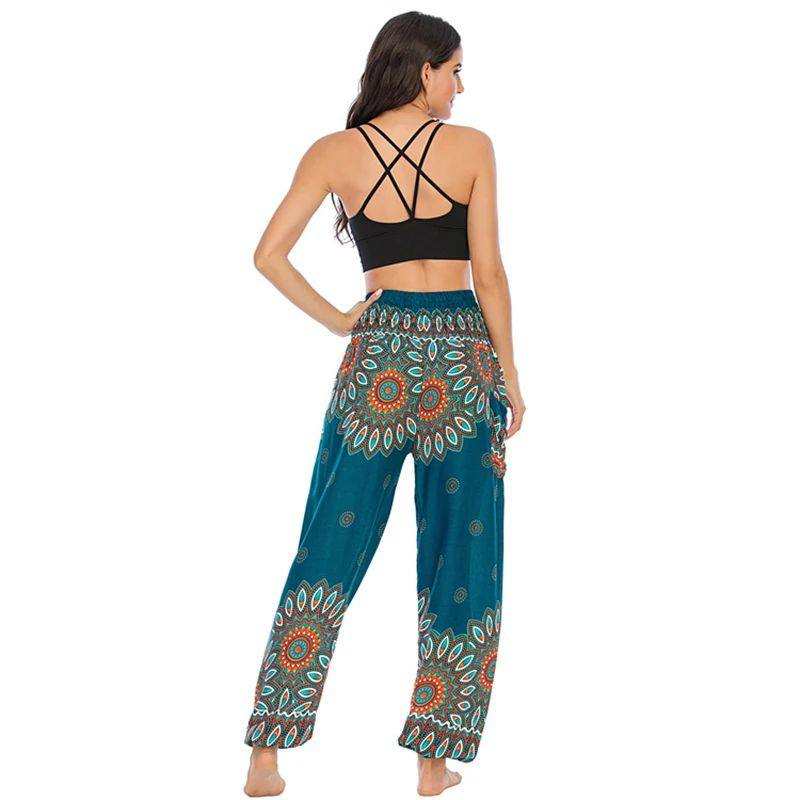 yoga pants Lotus Rain Vibrant bohemian patterns