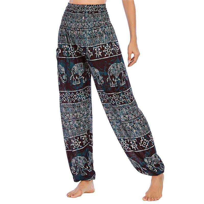 yoga pants Lotus Rain Vibrant bohemian patterns