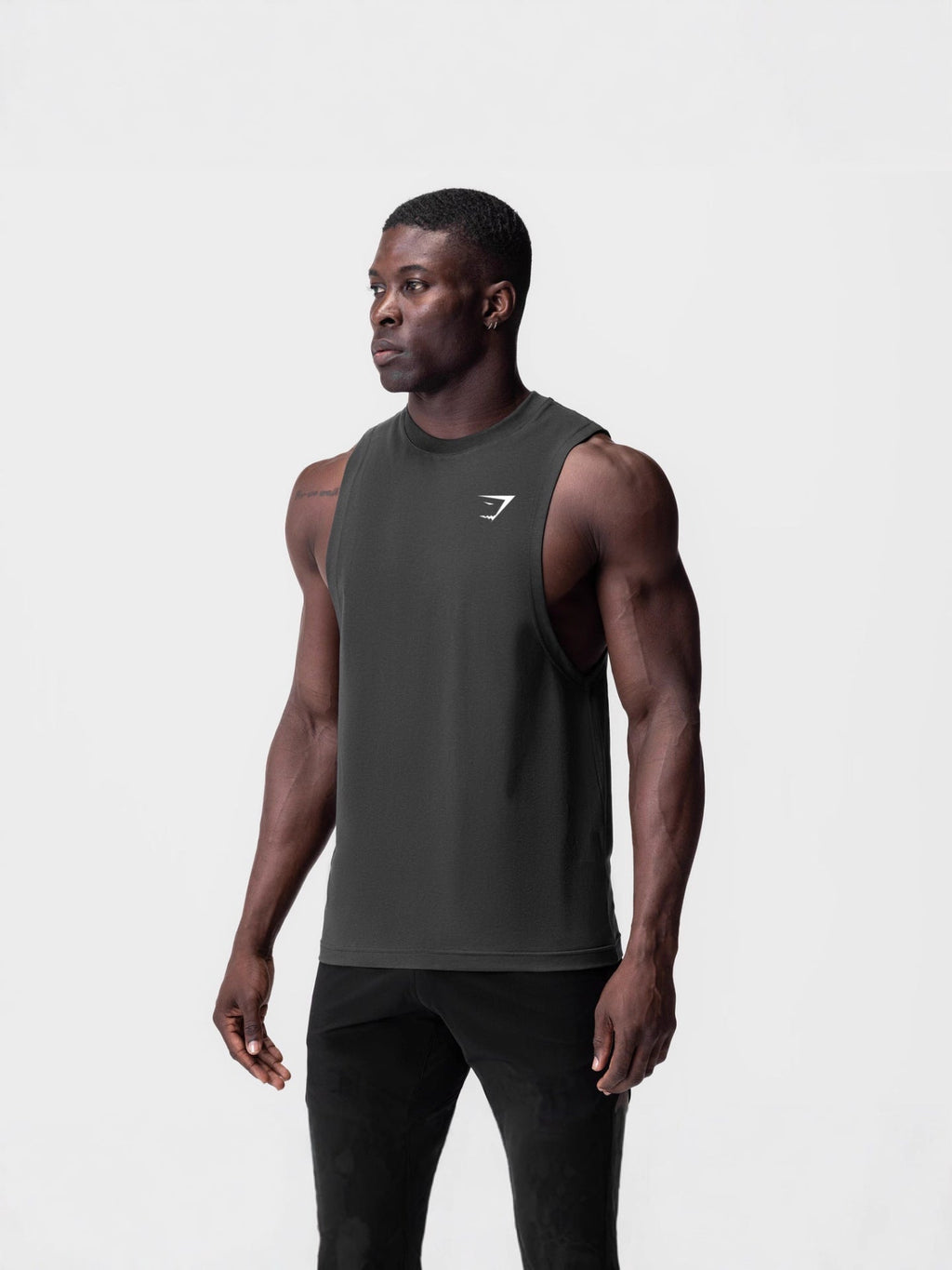 Mens Gym Fitness Sleeveless Vest Lotus Rain