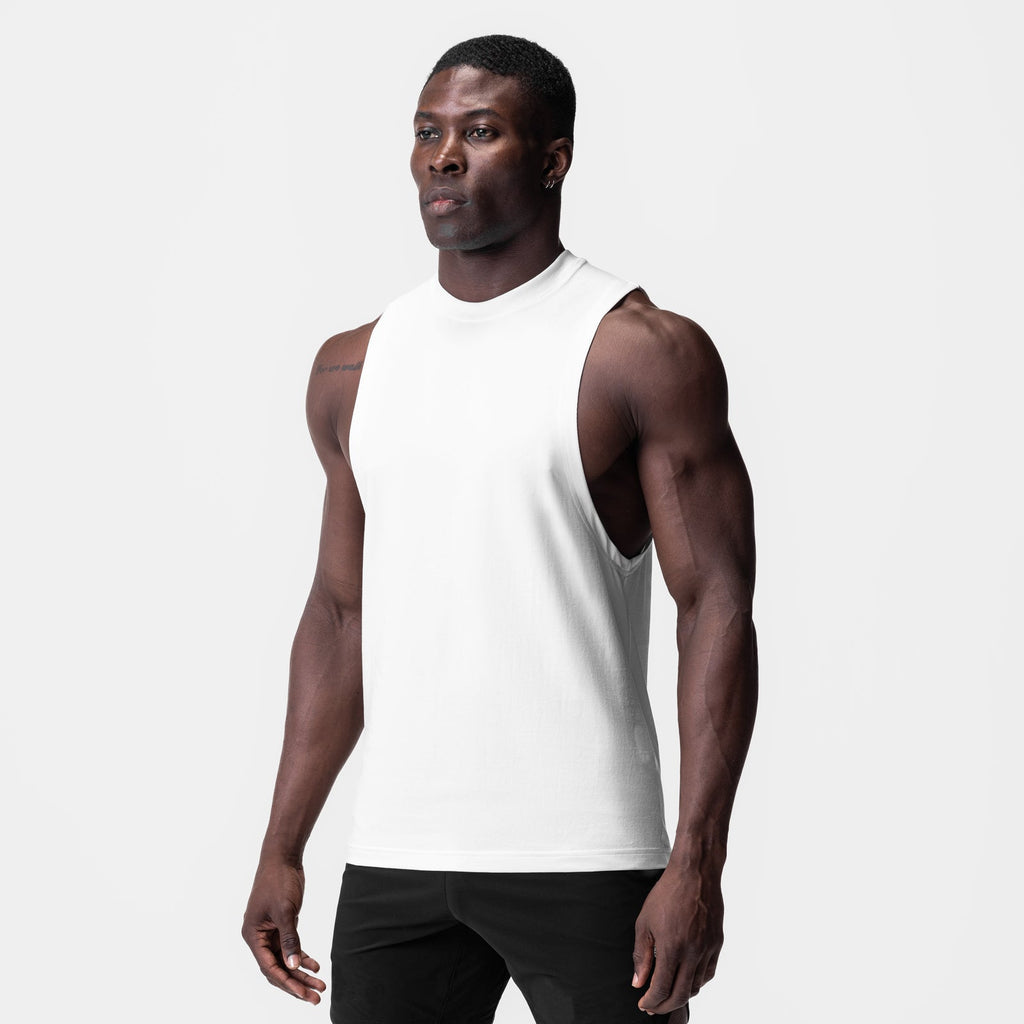 Mens Gym Fitness Sleeveless Vest Lotus Rain