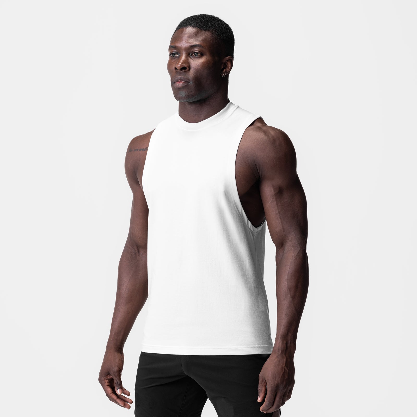 Mens Gym Fitness Sleeveless Vest Lotus Rain