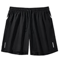 Mens Solid Color Drawstring Shorts Lotus Rain