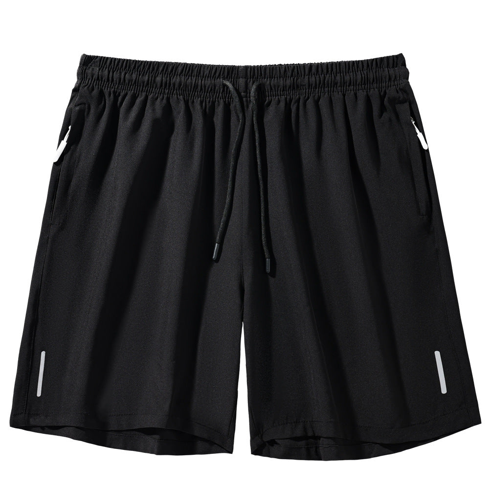 Mens Solid Color Drawstring Shorts Lotus Rain