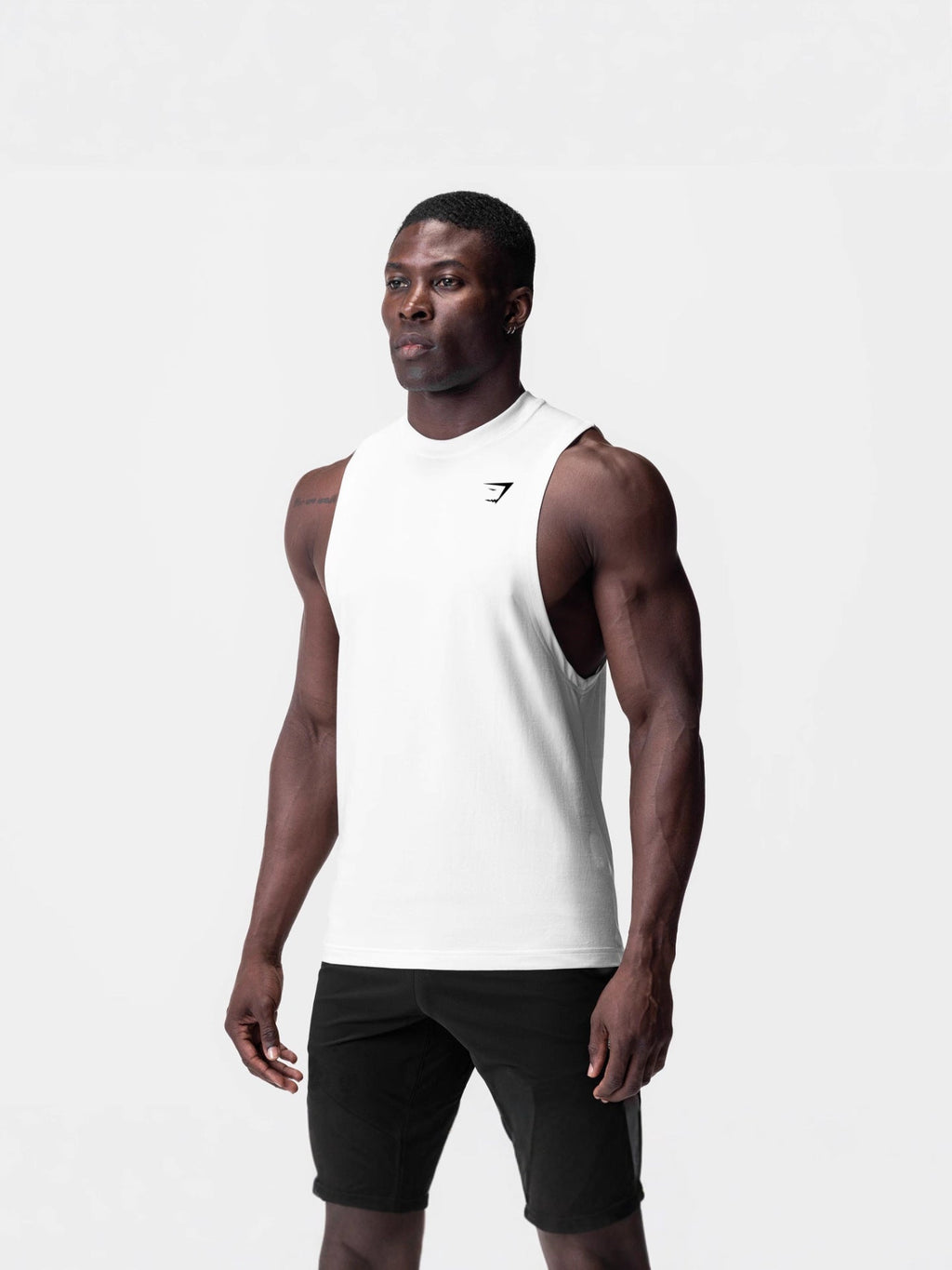 Mens Gym Fitness Sleeveless Vest Lotus Rain