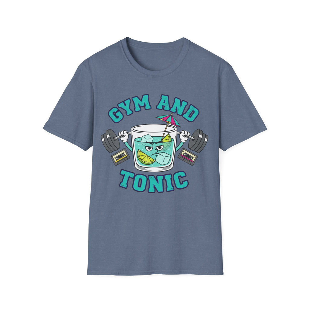 Gym and Tonic T-Shirt — Funny Fitness Cocktail Tee