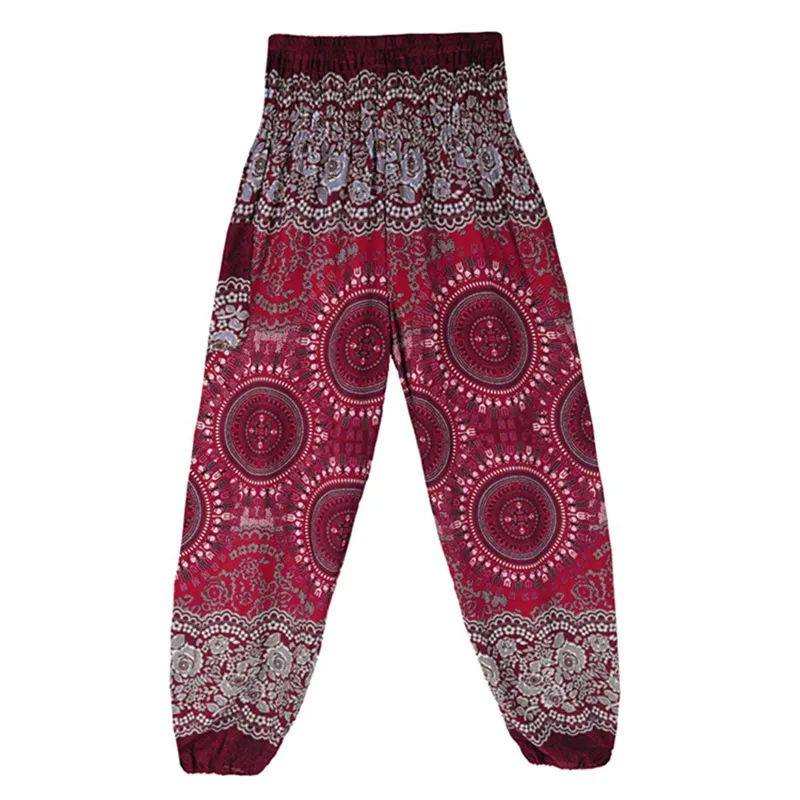 yoga pants Lotus Rain Vibrant bohemian patterns
