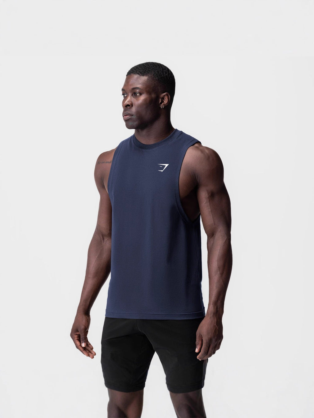 Mens Gym Fitness Sleeveless Vest Lotus Rain