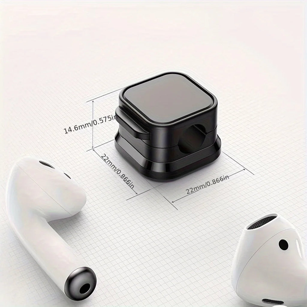 Magnetic Cable Organizer, Wall-Mounted Data Cable Management Clips, Cord Holder, Plug Hook for Desk Organization