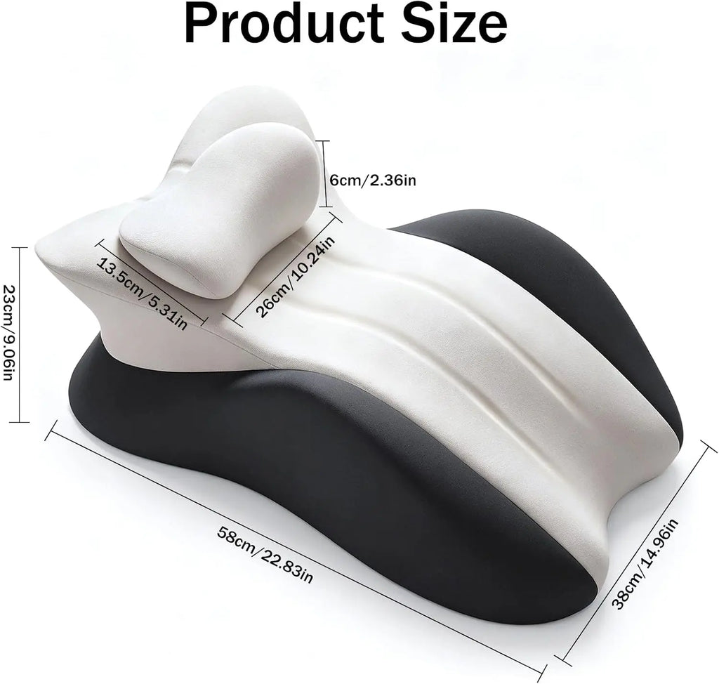 Ergonomic Memory Foam Wedge Pillow Orthopedic Bed Support Cushion Multi-Position Positioning Pillow for Neck Back Waist Relief