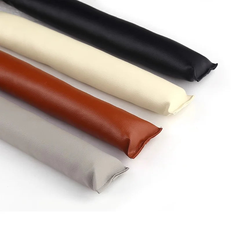 Car Seat Gap Filler Soft Car Shaped Pads Leather Leak Pads Filler Shims Universal Car Accessories Interior Storage Organizers