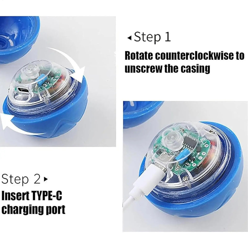 Smart Dog Toy Ball Electronic Interactive Pet Toy Moving Ball USB Automatic Moving Bouncing for Puppy Birthday Gift Cat Product