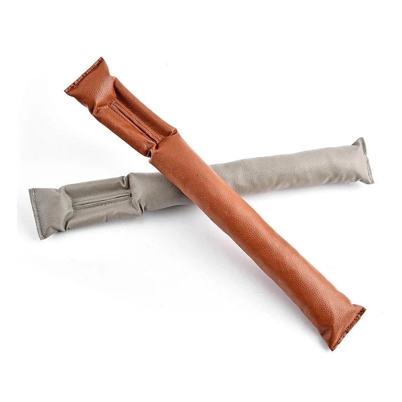 Car Seat Gap Filler Soft Car Shaped Pads Leather Leak Pads Filler Shims Universal Car Accessories Interior Storage Organizers