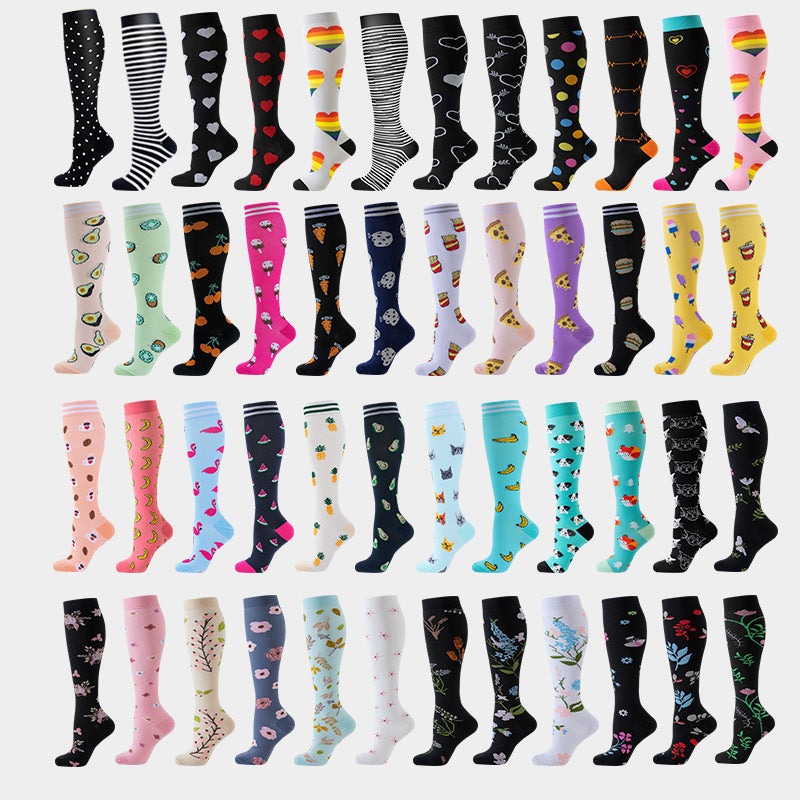 Sports Compression Socks for Running and Calves Lotus Rain
