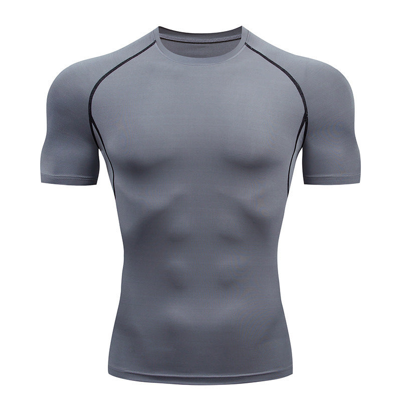 Mens Quick Dry Fitness Shirt Lotus Rain