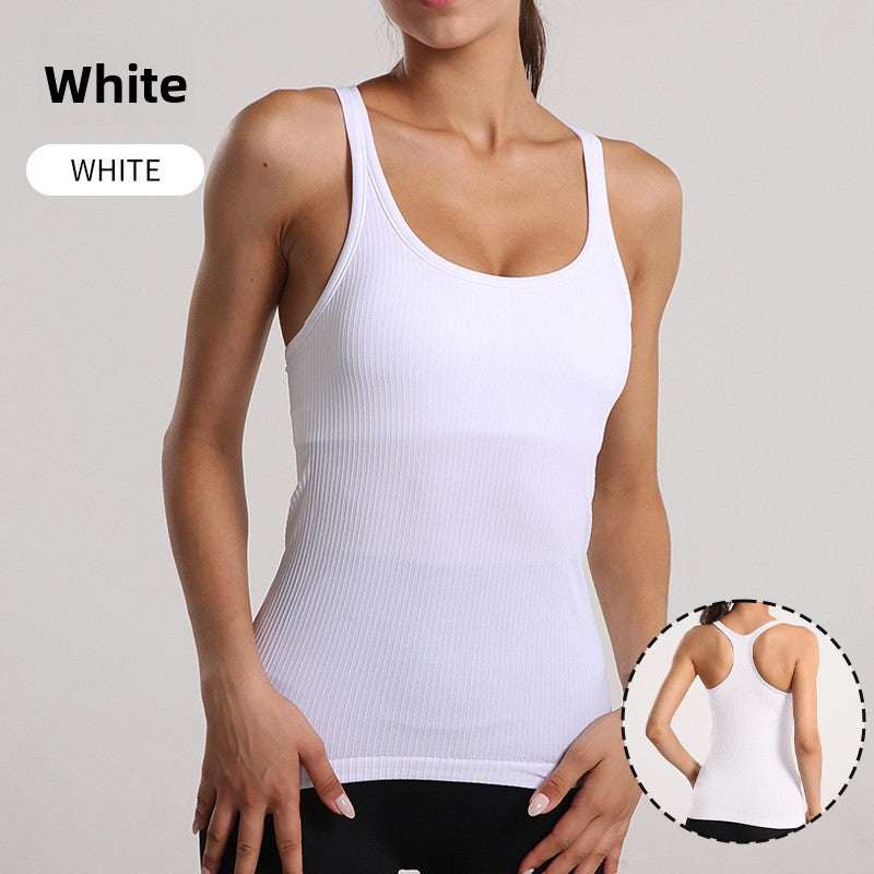 Womens Yoga Vest Lotus Rain