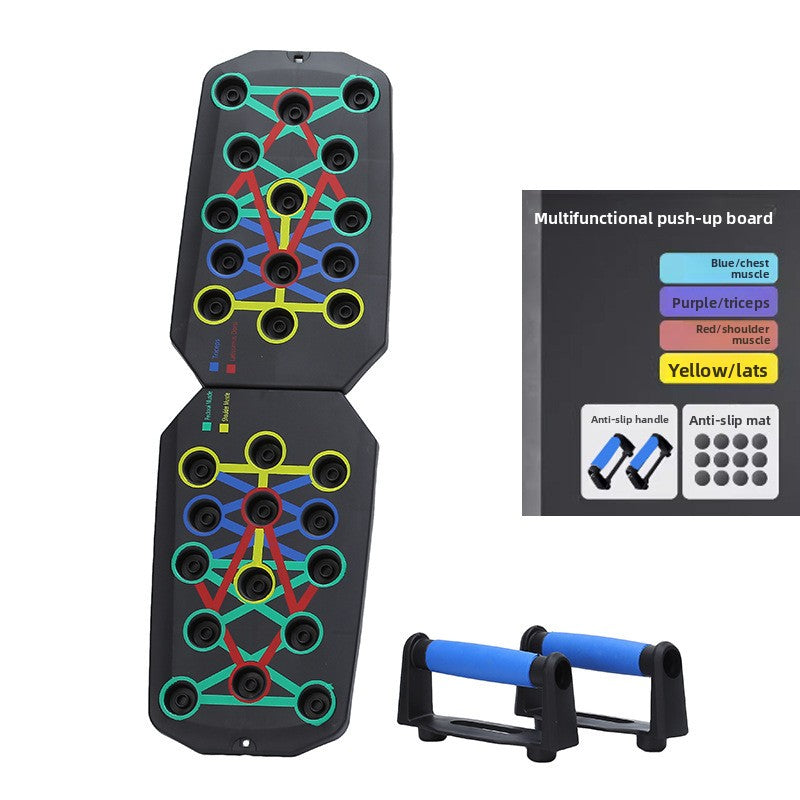 Multifunctional Portable Push-Up Training Board with Accessories Lotus Rain