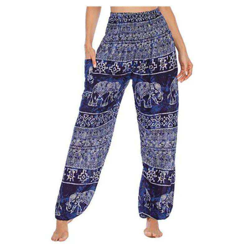 yoga pants Lotus Rain Vibrant bohemian patterns
