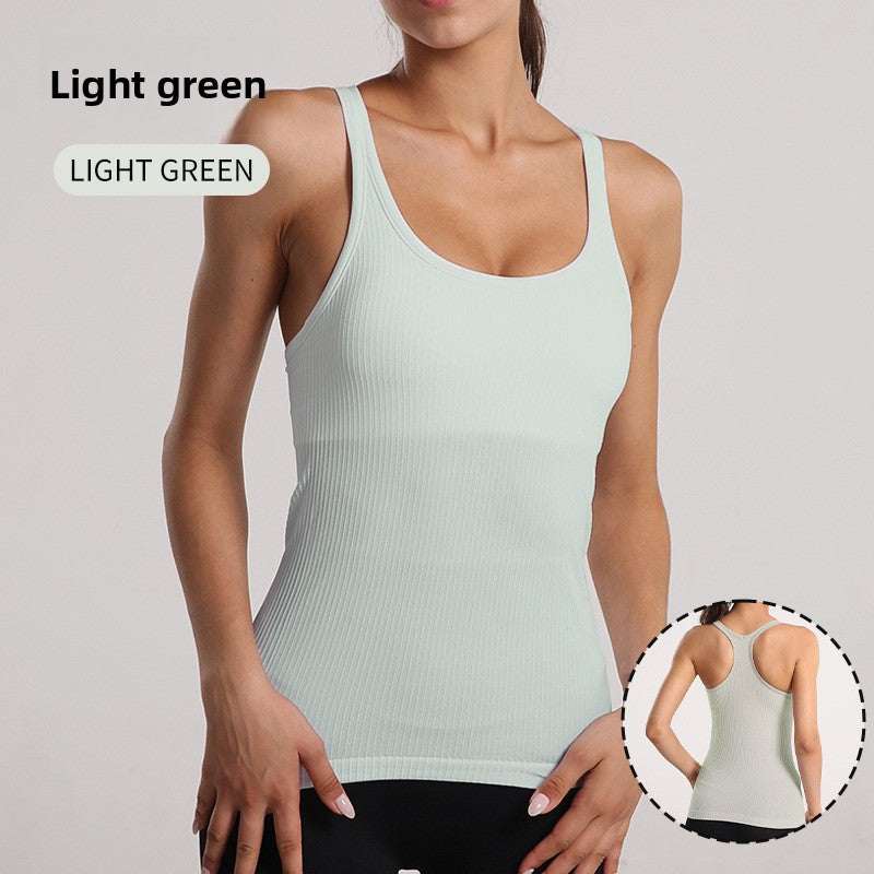 Womens Yoga Vest Lotus Rain