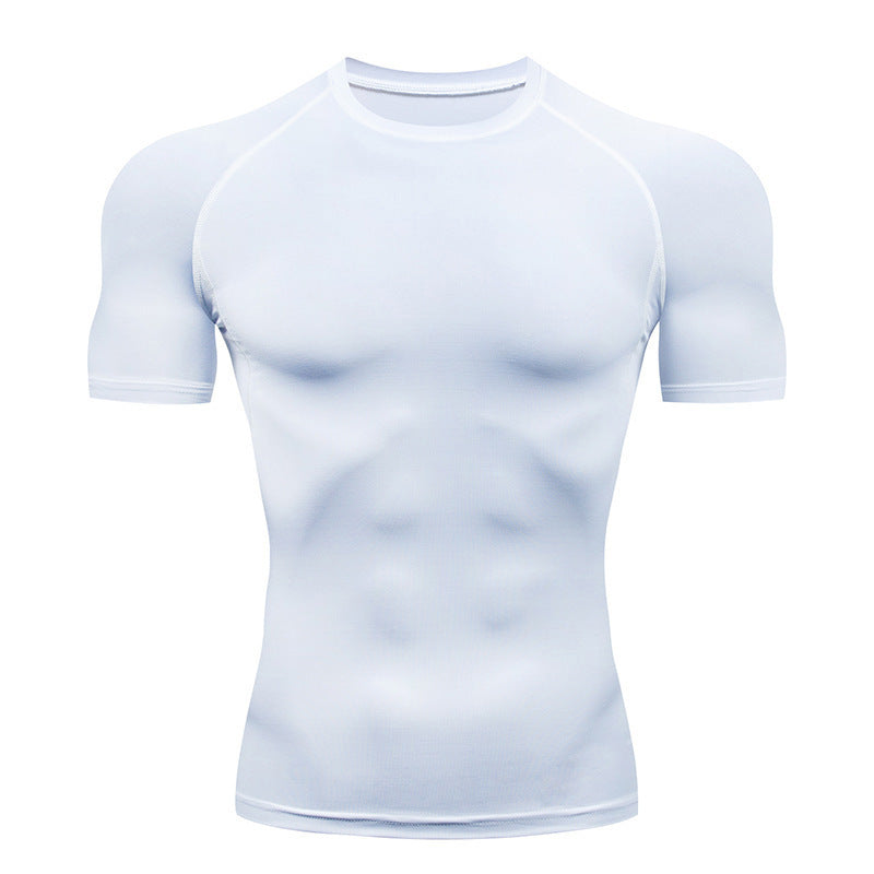 Mens Quick Dry Fitness Shirt Lotus Rain