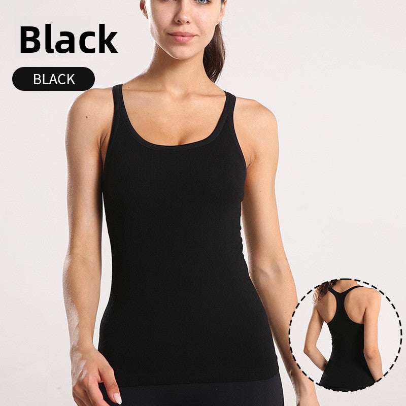 Womens Yoga Vest Lotus Rain