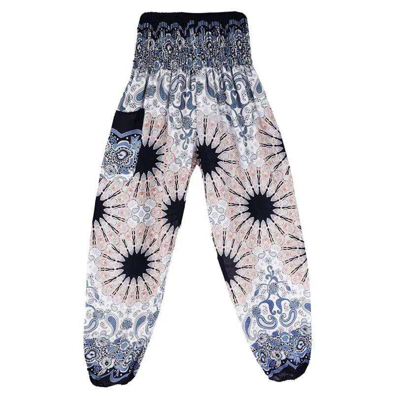 yoga pants Lotus Rain Vibrant bohemian patterns