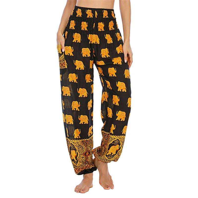 yoga pants Lotus Rain Vibrant bohemian patterns
