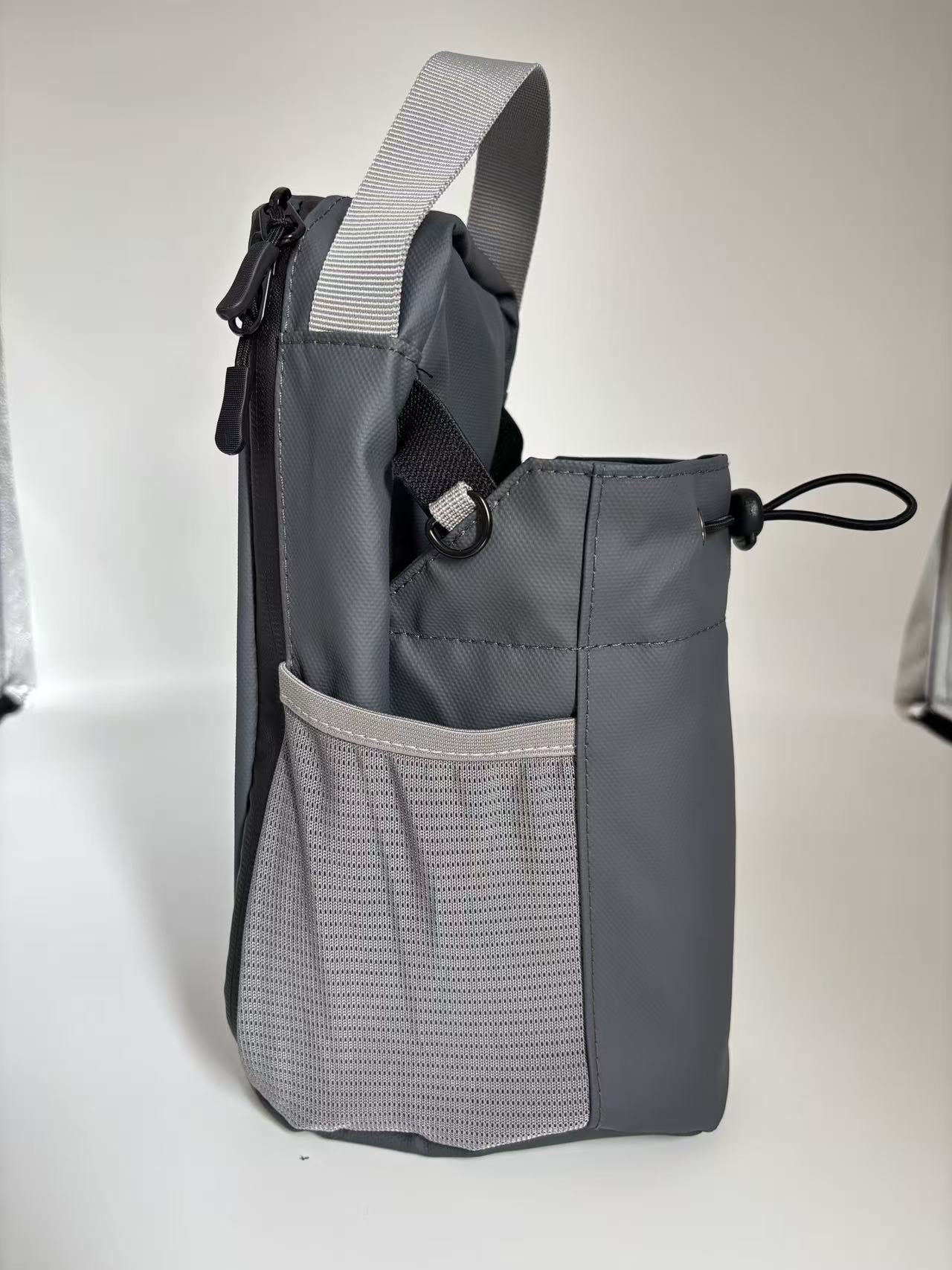 Magnetic Gym Water Bottle Bag with Shoulder Strap Lotus Rain